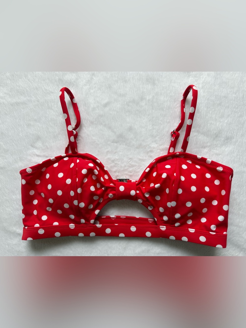 Polka Dot Bikini Top